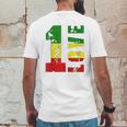 One Love Jamaica Rasta Reggae Music Caribbean Pride Mens Back Print T-shirt Funny Gifts