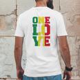 One Love Rasta Reggae Gift Mens Back Print T-shirt Funny Gifts