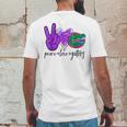 Peace Love Gators Crocodile Lovers Alligator Mens Back Print T-shirt Funny Gifts