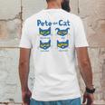 Pete The Cat Mens Back Print T-shirt Funny Gifts