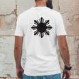 Philippines Filipino Vintage Sun Pinoy Pinay Mens Back Print T-shirt Funny Gifts