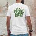 I Am Pickle Rick Pickle Text Mens Back Print T-shirt Funny Gifts