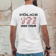 The Police British Rock Band 1982 Tour Mens Back Print T-shirt Funny Gifts