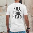 Pots Head Mens Back Print T-shirt Funny Gifts