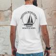 Prestige Worldwide Funny Cool Boats And Hoes Graphic Humor Mens Back Print T-shirt Funny Gifts