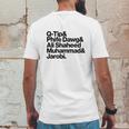 Qtip Phife Dawg Ali Shaheed Muhammad Jarobi Mens Back Print T-shirt Funny Gifts