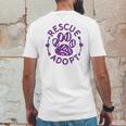 Rescue Adopt Animal Lover Love Cats Dogs Paws Print Lover Mens Back Print T-shirt Funny Gifts