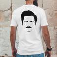 Ron Swanson Mens Back Print T-shirt Funny Gifts