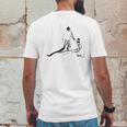 Salvador Dali Sketch Childhood With Father Riding A Bike 1971 Mens Back Print T-shirt Funny Gifts