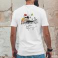 Santa Freddie Mercury Snoopy Peanuts Playing Piano Shirt Mens Back Print T-shirt Funny Gifts