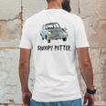 Snoopy Driving Harry Potter T-Shirt Mens Back Print T-shirt Funny Gifts