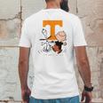 Snoopy Tennessee Volunteers Fans Mens Back Print T-shirt Funny Gifts