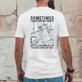 Sometimes I Question My Sanity But The Unicorn Mens Back Print T-shirt Funny Gifts