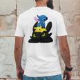 Stitch Pokemon Grinch Mens Back Print T-shirt Funny Gifts