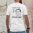 Strange Cargo Despite All My Rage Nicolas Cage Funny Mens Back Print T-shirt Funny Gifts