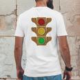 Traffic Light Vintage Rusty Stoplight Stop Go Caution Signal Mens Back Print T-shirt Funny Gifts