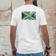 Trunk Candy Distressed Jamaica Flag Modern Fit Mens Back Print T-shirt Funny Gifts