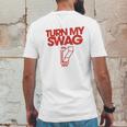 Turn My Swag On Mens Back Print T-shirt Funny Gifts