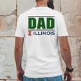 University Of Illinois At Urbana Champaign Proud Dad Parents Day 2020 Mens Back Print T-shirt Funny Gifts