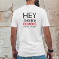 Unsolved Hey There Demons Girl Mens Back Print T-shirt Funny Gifts