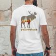 Vintage Yellowstone National Park Bull Moose Mens Back Print T-shirt Funny Gifts