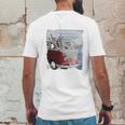 Volkswagen Santa And Reindeer Camper Van Mens Back Print T-shirt Funny Gifts