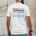 Vote The Rock 2020 President Dwayne Johnson Election Black T-Shirt Mens Back Print T-shirt Funny Gifts