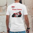 Wayne Rainey Yamaha Mens Back Print T-shirt Funny Gifts