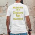 Win Lose Or Tie Im A Steelers Fan Till I Die Mens Mens Back Print T-shirt Funny Gifts