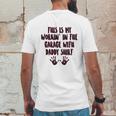 This Is My Working In The Garage With Daddy Baby One Piece Or Toddler Mens Back Print T-shirt Funny Gifts