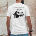 In A World Full Of Karens Be A Beth Mens Back Print T-shirt Funny Gifts