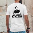 Wwed Mens Back Print T-shirt Funny Gifts