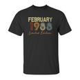 33 Years Old Birthday Gift February 1988 Limited Edition Unisex T-Shirt