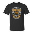 33 Years Old Gifts Vintage February 1988 33Rd Birthday Unisex T-Shirt