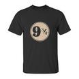 9 34 Nine Three Quarters Harry Potter Hogwarts Unisex T-Shirt