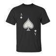 Ace Of Spades Blackjack Cards Poker Unisex T-Shirt