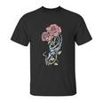 Aesthetic Skeleton Hand Rose Pastel Goth Dark Gothic Unisex T-Shirt