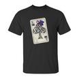 Alice In Wonderland Were All Mad Here Ace Of Spades Unisex T-Shirt