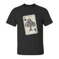 Alice In Wonderland We Are All Mad Here Ace Of Spades Unisex T-Shirt