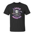 I Have Anxiety I Tea Time I Kawaii Pastel Goth Grim Reaper Unisex T-Shirt