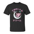 Axolotl Anime Japan Kawaii Pastel Goth Aesthetic Nu Goth Unisex T-Shirt