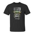 Baby Yoda Hug Jeep Unisex T-Shirt