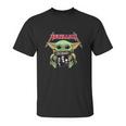 Baby Yoda Hug Metallica Unisex T-Shirt