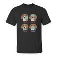 Beagle Funny Social Distancing Dog Gift Unisex T-Shirt