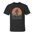 Bigfoot Social Distancing Unisex T-Shirt