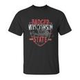 Brisco Brands Wisconsin Badger State Unisex T-Shirt