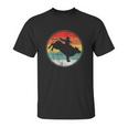 Bull Riding Rodeo Cowboy Vintage Unisex T-Shirt