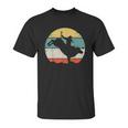 Bull Riding Rodeo Cowboy Western Country Retro Vintage Design Unisex T-Shirt