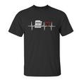 Cass Slot Machine Heartbeat Unisex T-Shirt