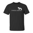 Chinese Crested Dog Logo Unisex T-Shirt